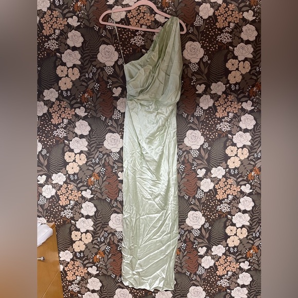 NWT The Sei for FWRD Asymmetrical Drape Dress in Celadon size 2 - Picture 5 of 8